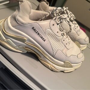 Balenciaga Men’s White Sneakers